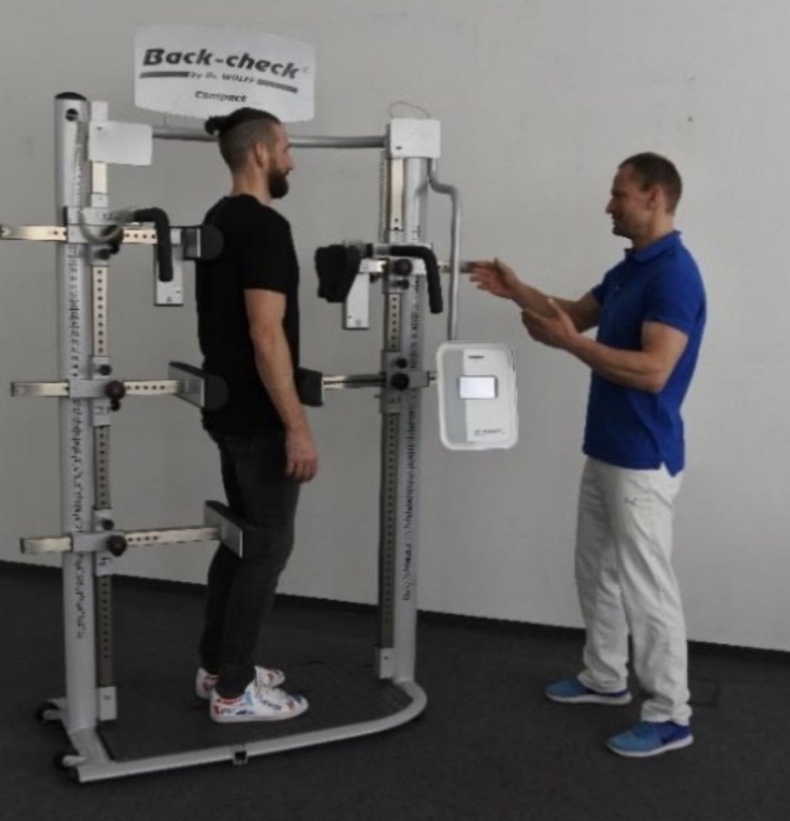 Backcheck-Diagnostik im Rahmen eines Firmen-Gesundheitstags